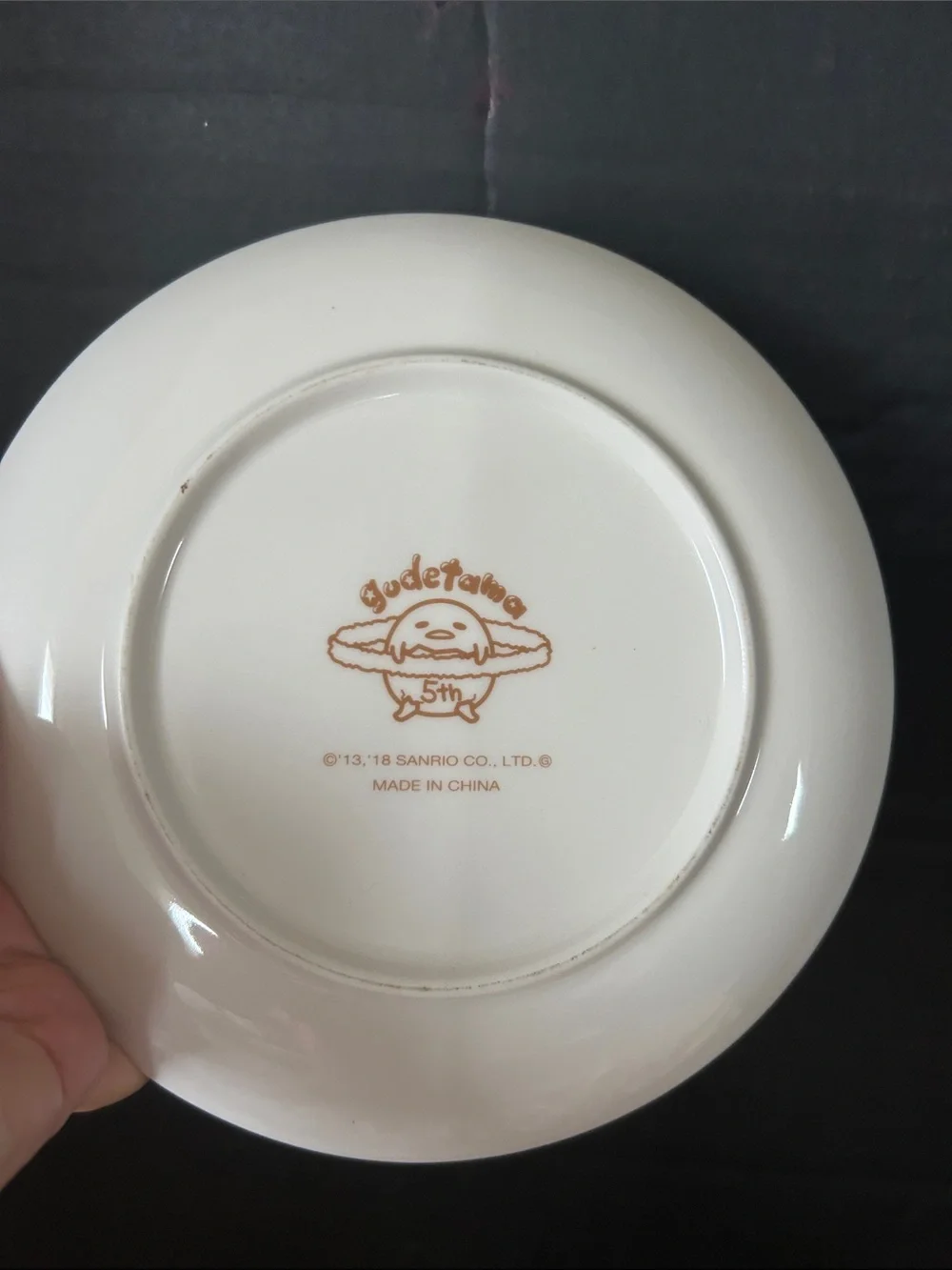 Sanrio 2018 Gudetama Ceramic Dessert or Display Dish